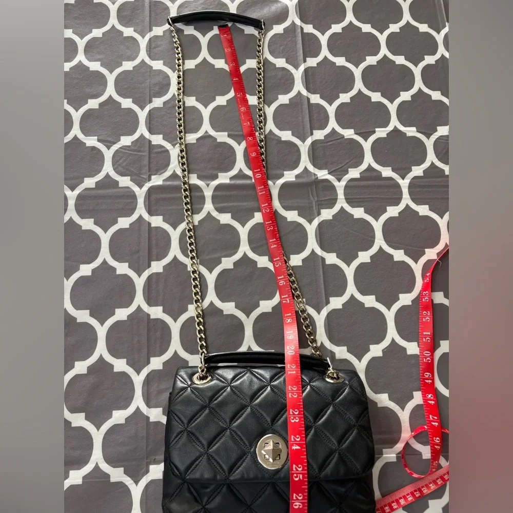 Kate Spade Natalia Quilted Leather Crossbody Shoulder Bag Purse